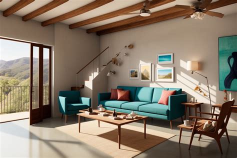 Indoors Living Room Portrayed Image Created By Tensor Art