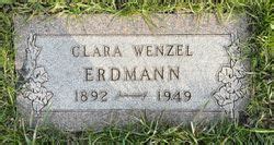 Clara Anna Catherina Wenzel Erdmann Homenaje De Find A Grave