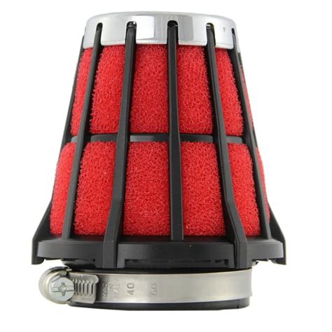 Racing Air Filter MALOSSI E5 Straight MIKUNI Connection 55mm Black