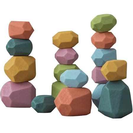 Amazon Promise Babe 積み木 木製 立体ブロック 個 カラフル 木のおもちゃ つみき 知育玩具 赤ちゃん 早期開発