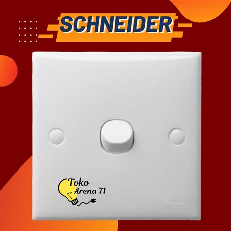 Schneider S Classic Saklar Engkel Saklar Tunggal Sakelar Inbow Ib Putih