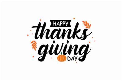 Happy Thanksgiving Day Typography Design Graphic By Deemka Studio