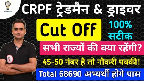 CRPF Tradesman Result 2023 Ll CRPF Tradesman Cut Off 2023 Ll CRPF