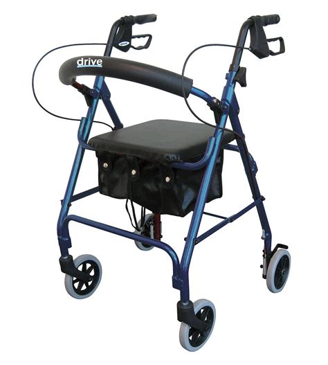 Lightweight Aluminum Rollator Walker By Drive Medical