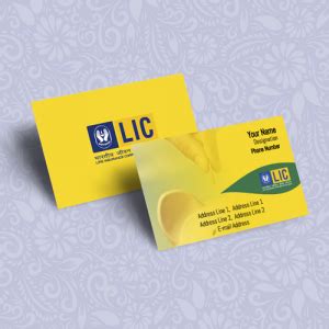 2024 Top 100 LIC Agent Unique visiting card designs I Printasia.in