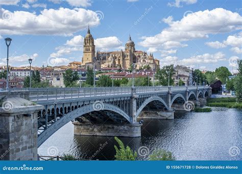 Panorama of the Old City of Salamanca, UNESCO World Heritage Stock ...