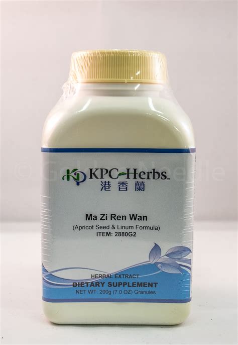 Kpc Herbs Ma Zi Ren Wan