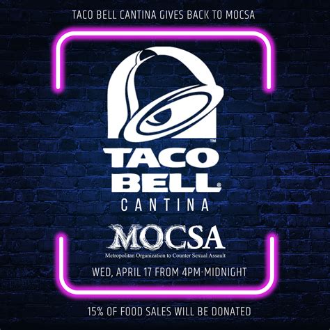 Taco Bell Cantina Fundraiser - MOCSA