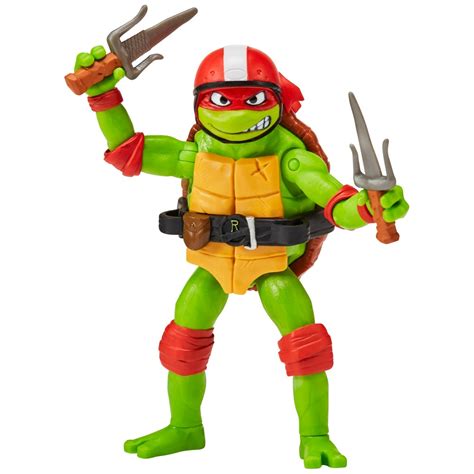 Teenage Mutant Ninja Turtles Mutant Mayhem Battle Cycle With Raphael Figure Smyths Toys Uk