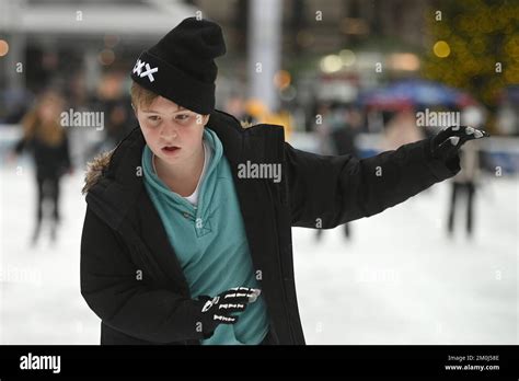 People take the ice at the Bank of America Winter Village at Bryant ...