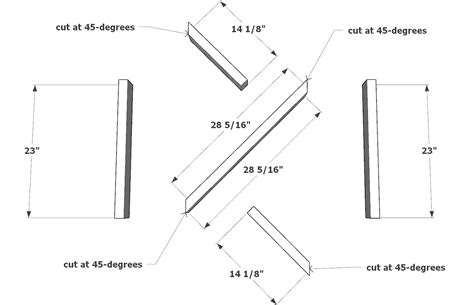 DIY folding table plan - DIY projects plans