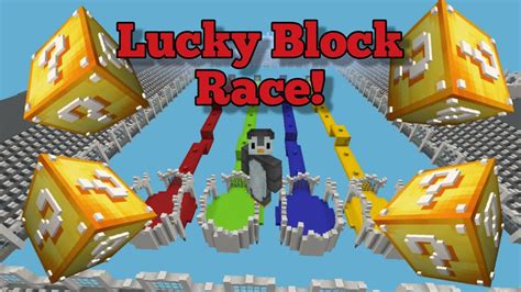 Minecraft Lucky Block Race Bedrock Edition W IikrnLx Stephen YouTube