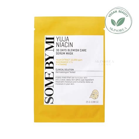 Some By Mi Yuja Niacin 30 Days Blemish Care Serum Mask Skinorea