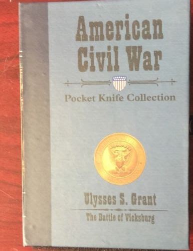 American Civil War Pocket Knife Collection Ulysses S Grant Antique