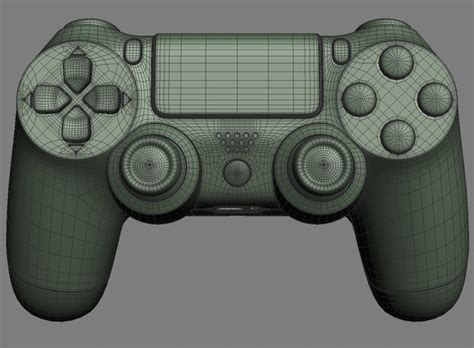 sony playstation 4 controller 3d model