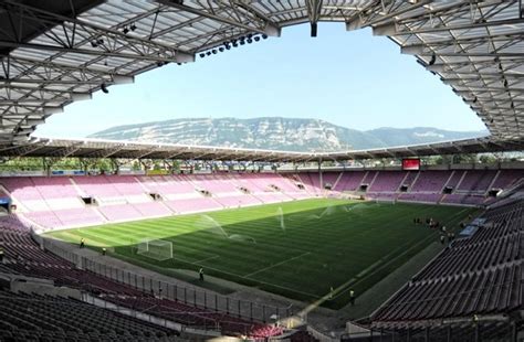 Stade de Genève Seating Chart with Rows and Seat Numbers 2024