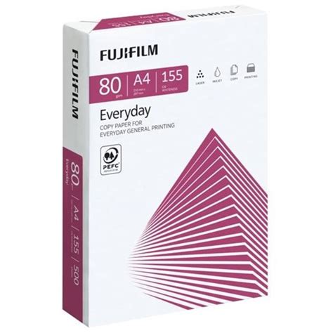 A4 Fujifilm Everyday paper 80gsm White Copy Paper – 1 Ream