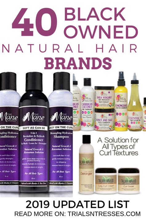 Black Owned Natural Hair Brands (2019 Updated List) | Millennial in Debt