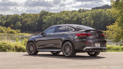 2020 Mercedes Amg Glc 63 S Coupe Us Spec Rear Three Quarter Caricos