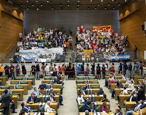 Privatização Da Sabesp Sessão Na Alesp Tem Empurrões E Debate