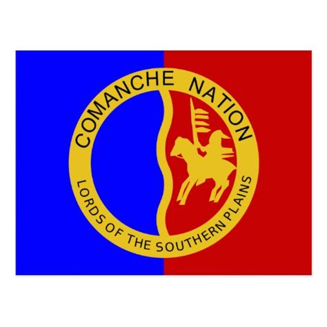 Flag Of The Comanche Nation Postcard Zazzle