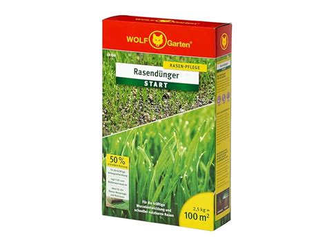 WOLF Garten WOLF Garten Rasen Starter Dünger LH 100 3833030 Amazon