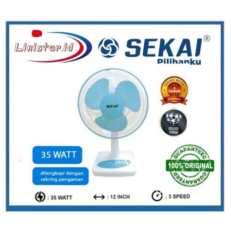 Jual Sekai Kipas Angin Meja Inch Deskfan Sekai Dfn Desk Fan