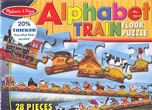 Alphabet Train Floor Puzzle - California State Railroad Museum