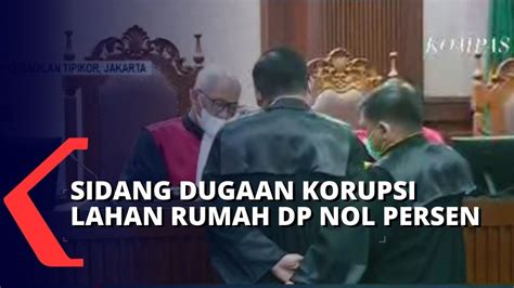 Terdakwa Korupsi Pengadaan Tanah Munjul Jalani Sidang Perdana Hari