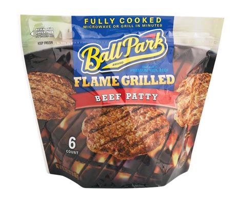 Ball Park Flame Grilled Beef Patty 6 Count Hy Vee Aisles Online