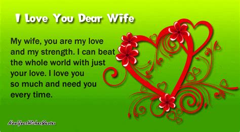 I Love You Messages for Wife