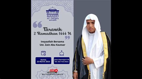 Shalat Isya Kajian Ba Da Isya Shalat Tarawih Ramadhan H