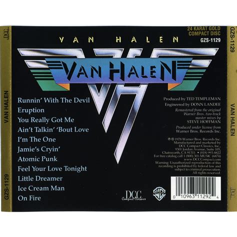 Van Halen 1 Album Cover