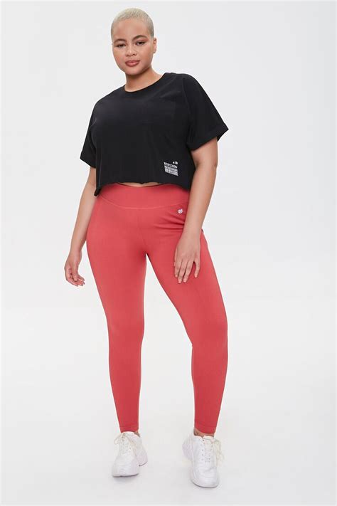 Plus Size Active High Rise Leggings