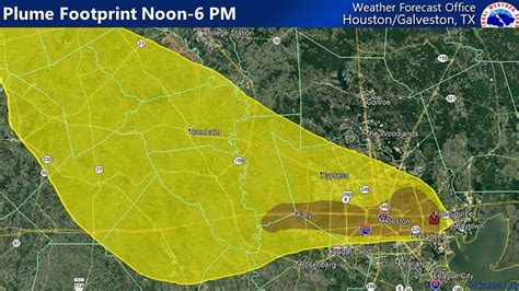 Plume Forecast Shows Smoke Will Shift Over North Northwest Houston