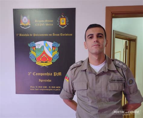 Novo comandante da Brigada Militar de Igrejinha entrevista Capitão