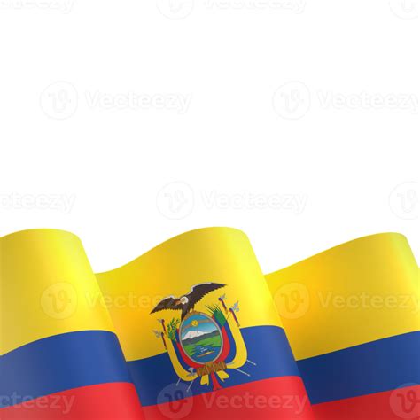 diseño de bandera de ecuador día de la independencia nacional elemento