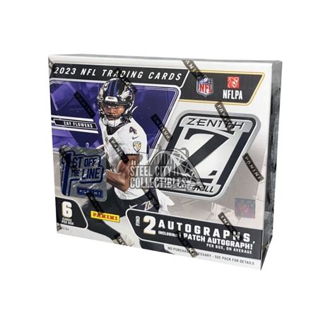 Panini Zenith Football Hobby Box St Off The Line Steel City