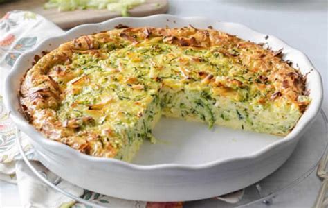 Quiche Aux Courgettes Et Fromage Quiche Courgette Recette Quiche