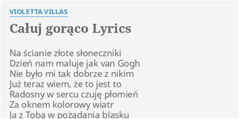 Ca Uj Gor Co Lyrics By Violetta Villas Na Cianie Z Ote S Oneczniki