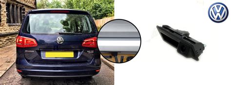 Vw Sharan Reversing Rear View Camera Kit With Fixed Lines