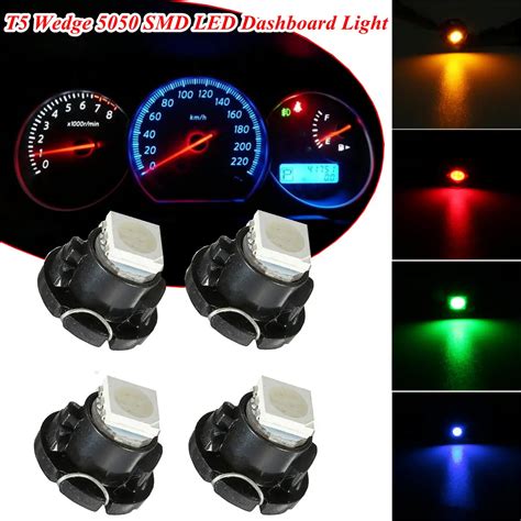 12V T5 Wedge 5050 SMD LED Bulbs Dashboard Gauge Cluster Instrument