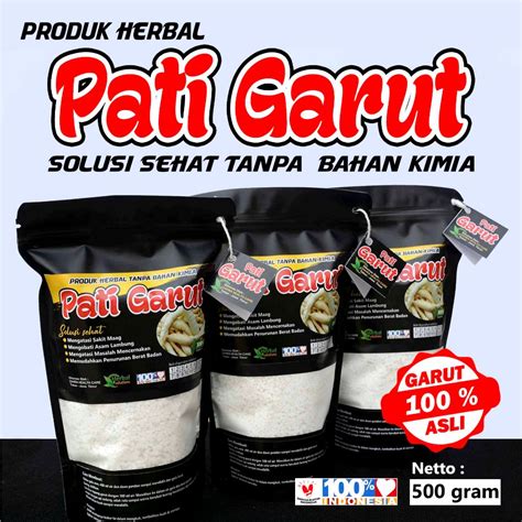 Jual Pati Garut Dari Umbi Garut ASLI Organik Solusi Asam Lambung Maag