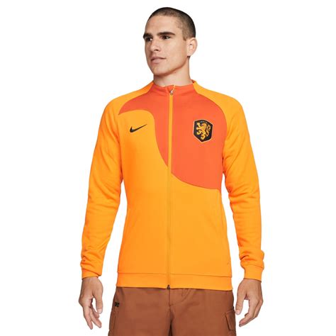 Nike Nederland Academy Pro Anthem Trainingsjack 2022 2024 Oranje Zwart