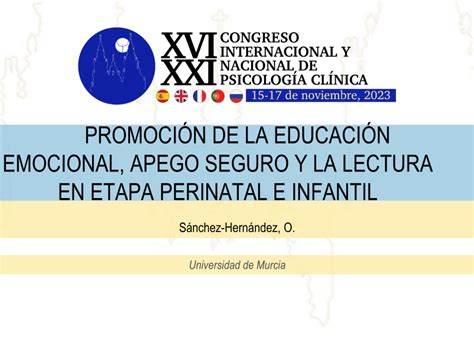 PDF PROMOCIÓN DE LA EDUCACIÓN EMOCIONAL APEGO SEGURO Y LA LECTURA EN