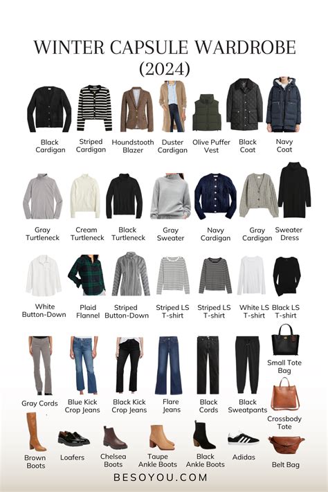 How To Create A Winter Capsule Wardrobe You Love Be So You Winter