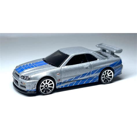 Jual Hot Wheels Fast Furious Nissan Skyline GTR R34 Shopee Indonesia
