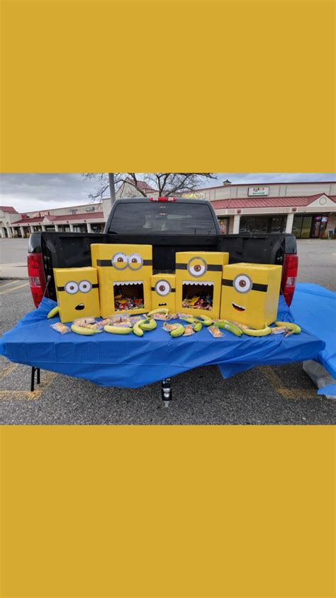 Minions Trunk or Treat in 2022 | Halloween party diy, Diy party decorations, Diy halloween ...