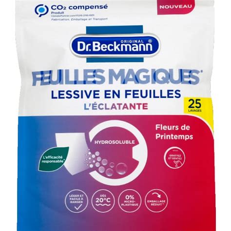 DOCTEUR BECKMANN Dr beckmann feuilles magiquesÞ lessive en feuilles