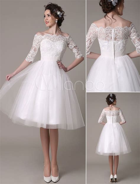 20 Amazing Short And Knee Length Wedding Dresses Mrs To Be